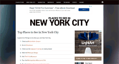 Desktop Screenshot of placesinnewyork.com